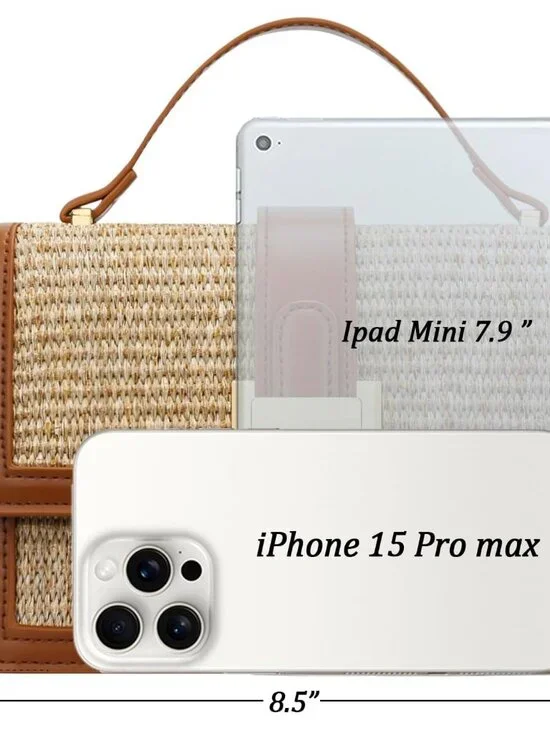 Crossbody Bags for Women - Top Handle Purses for Lady, Leather Handbags Shoulder - Picture 7 of 7